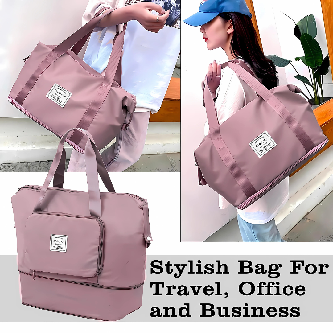 Foldable Polyester Travel Duffel Bag