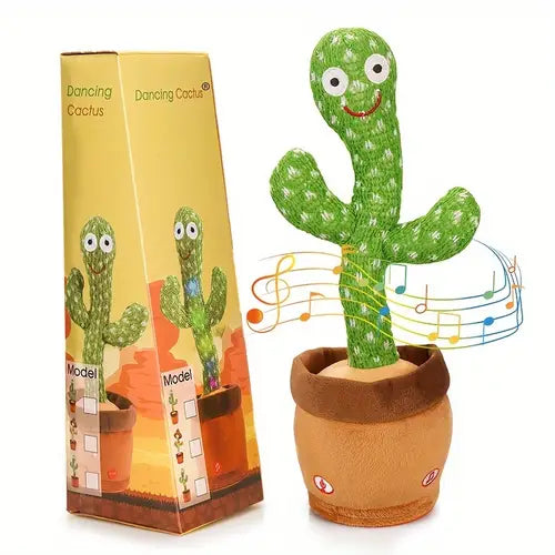 Musical dancing cactus toy