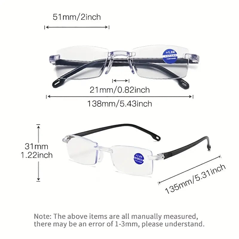 Daily use reading glasses