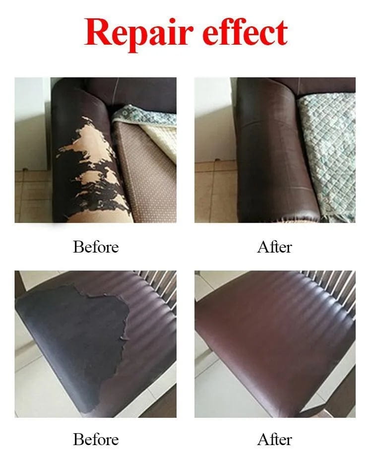 Leather repair patch tape