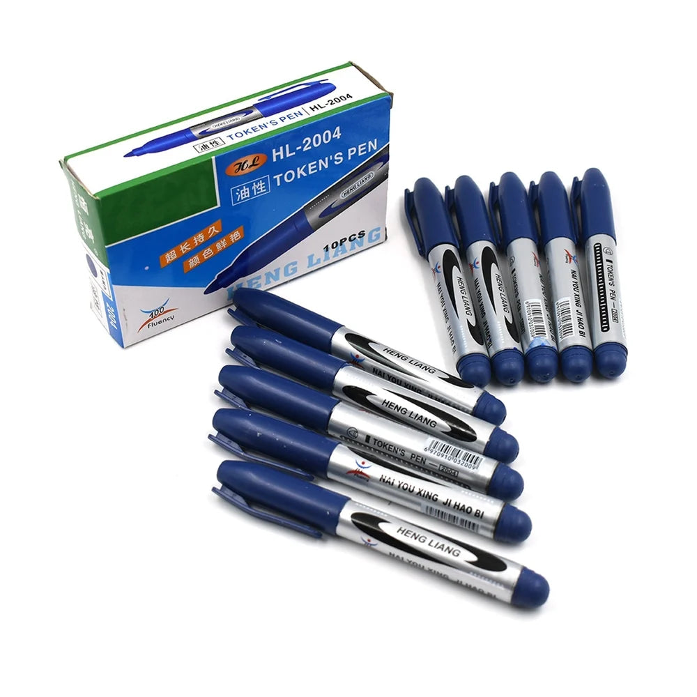 10-pack blue whiteboard markers