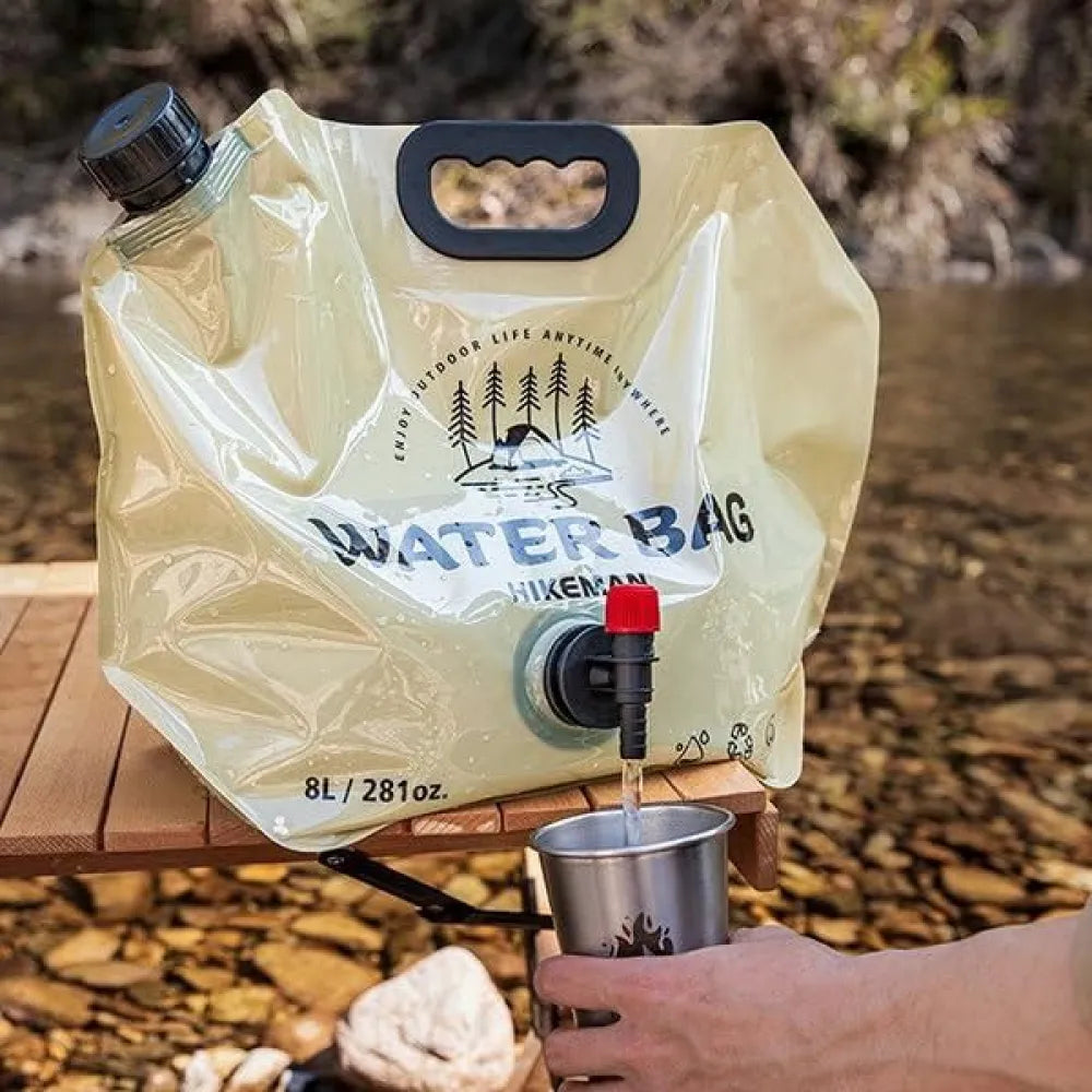 8l large capacity camping water bag
