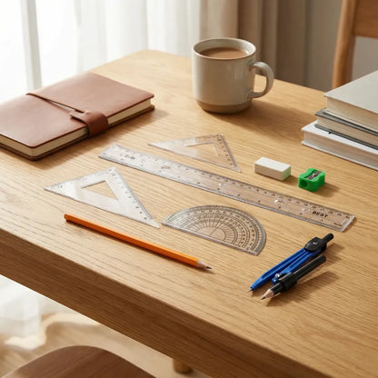9-in-1 drafting ruler set - office