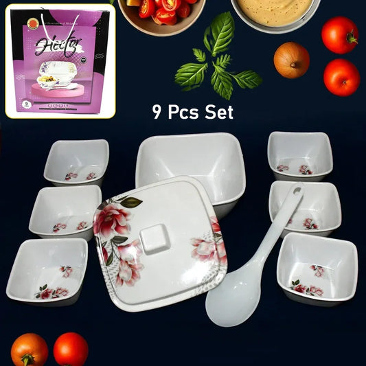 9-pc plastic pudding set - home & kitchen