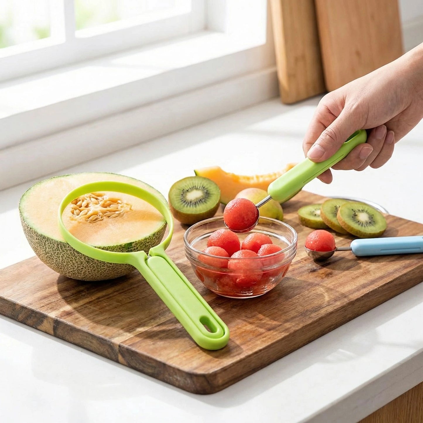 2-in-1 Fruit Peeler & Baller