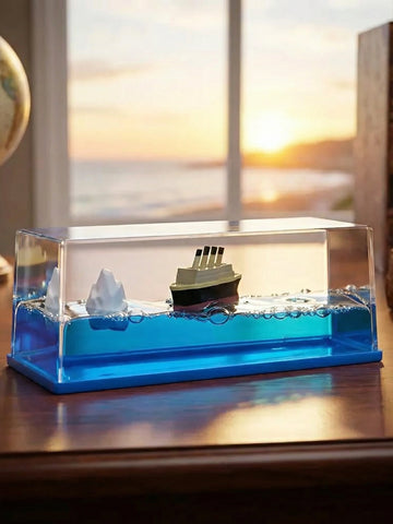 Car Dashboard Sailing Ship Showpiece