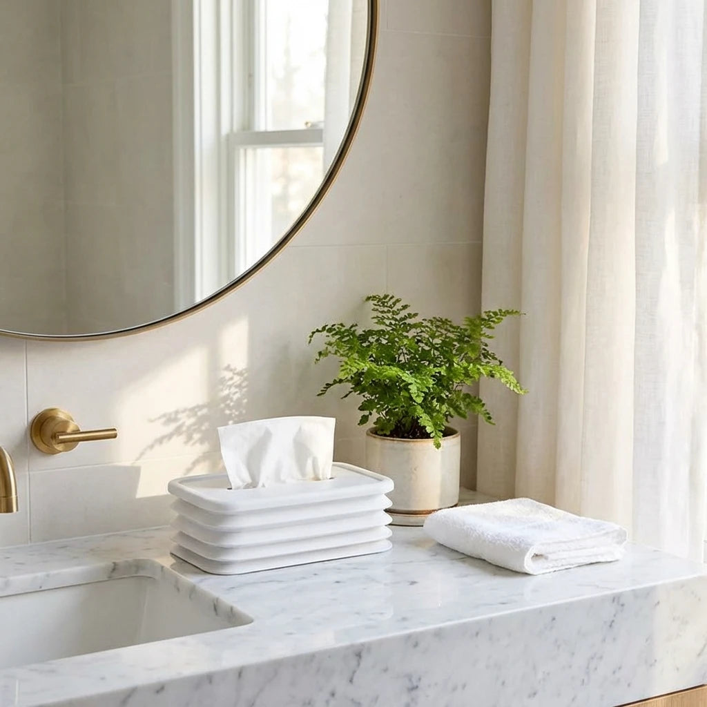 Sleek Silicone Tissue Holder