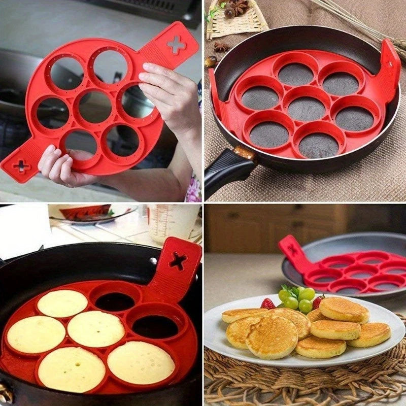 Silicone pancake maker mold – 7 holes