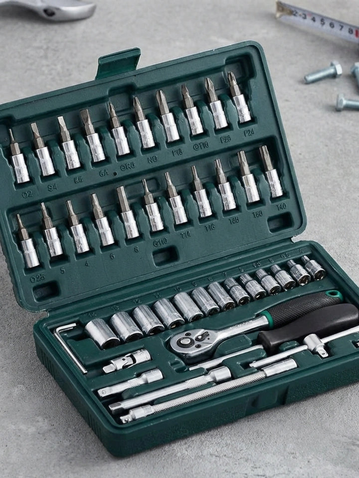 46-Piece 1/4" Socket Set