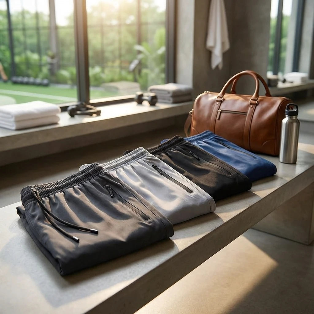 Combo of 3 Men's Stretchable Cotton Shorts