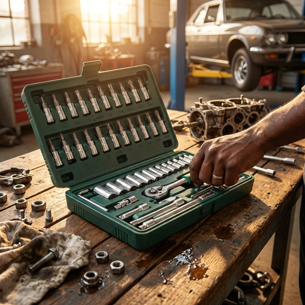 46-Piece 1/4" Socket Set