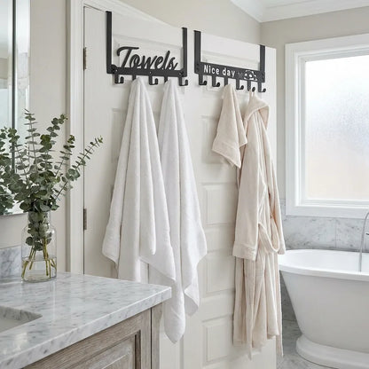 Space-Saving Over-Door Hook