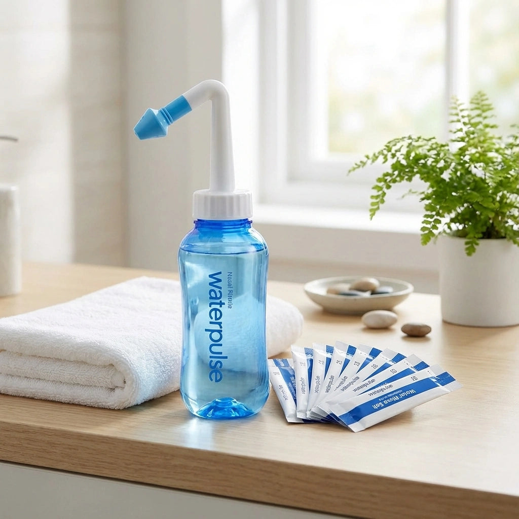 Neti Pot for Sinus Cleaning | BPA-Free Nose Wash Cleaner for Adults & Kids