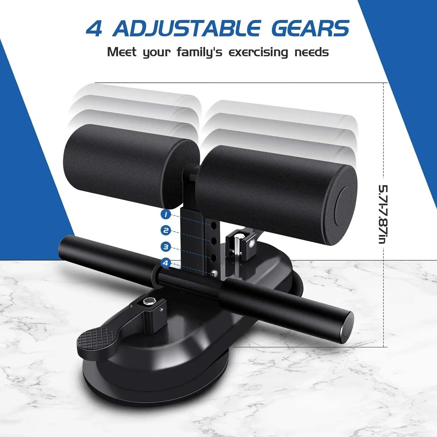 Sit-ups and push-ups assistant bar (multicolor)