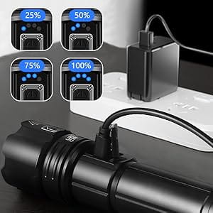 Flashlight High Lumens Rechargeable