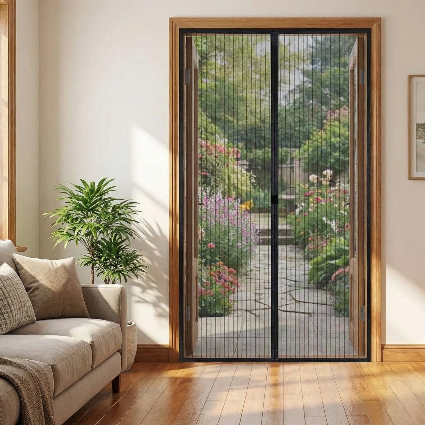 Door Curtain-Mesh (Pack of 2)