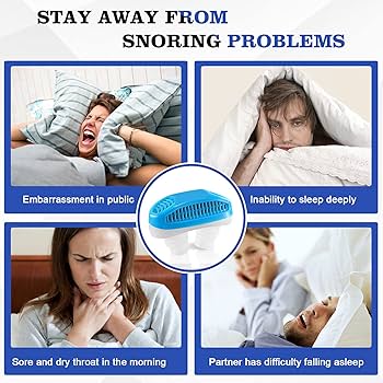 Snore-free air purifying nose clip
