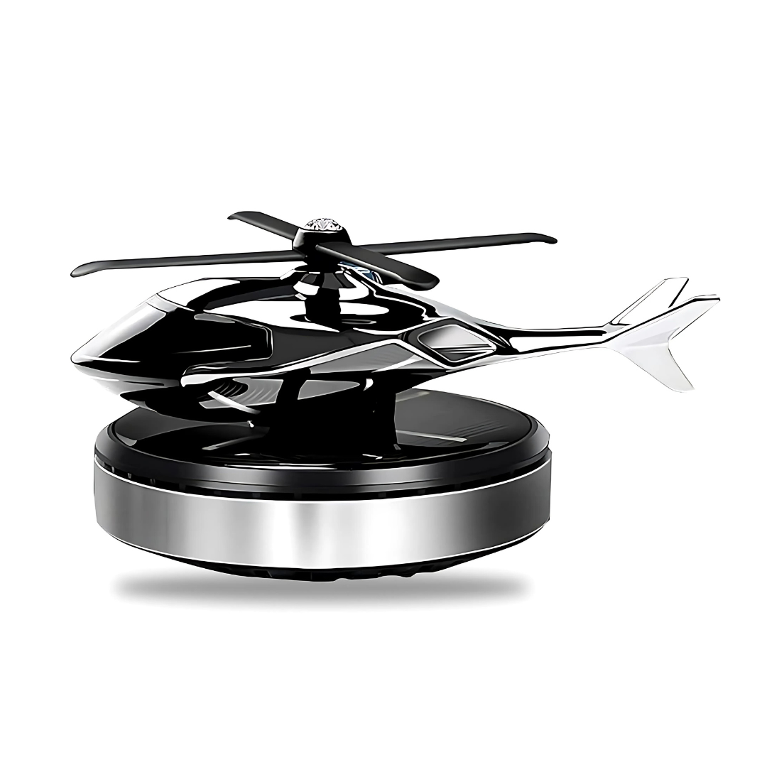 Helicopter Alloy Solar Car Air Perfume Diffuser