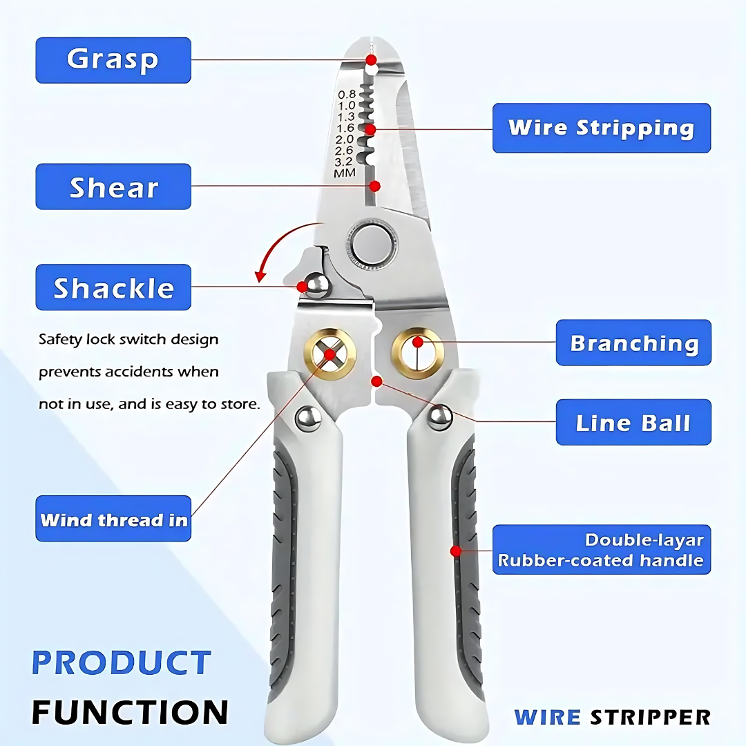 Multi-functional Wire Stripper & Cutter