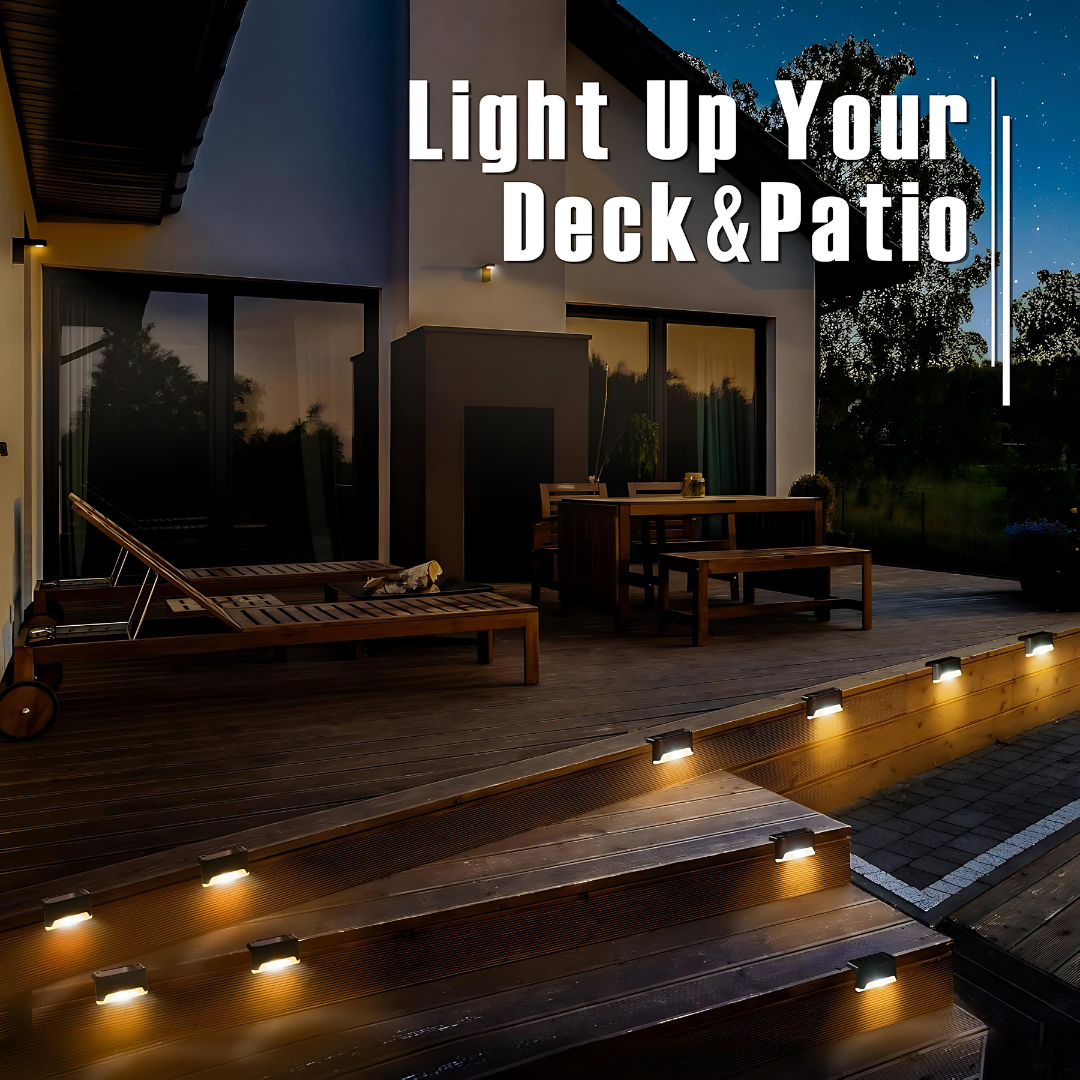 Solar Deck Lights (Pack of 4)