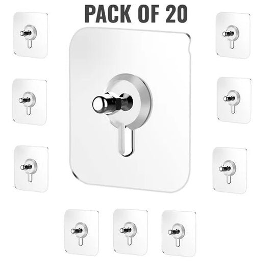 Wall Hook - No drilling (Pack of 20)