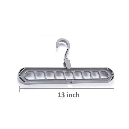 9-Hole Space-Saving Hanger Hook