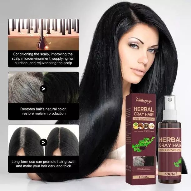 Herbal White to Black Hair Serum