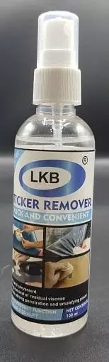 Sticker remover spray