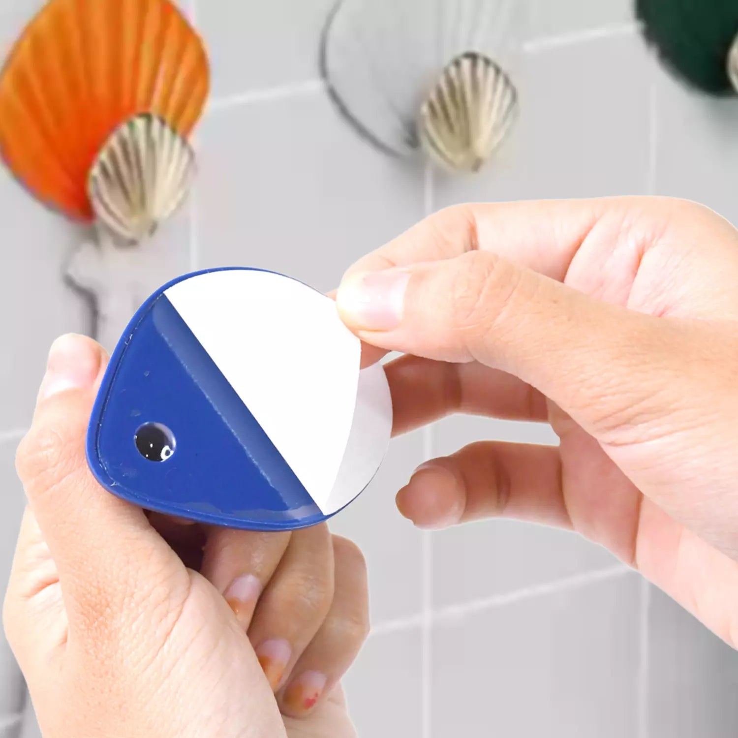 Self-adhesive wall hooks