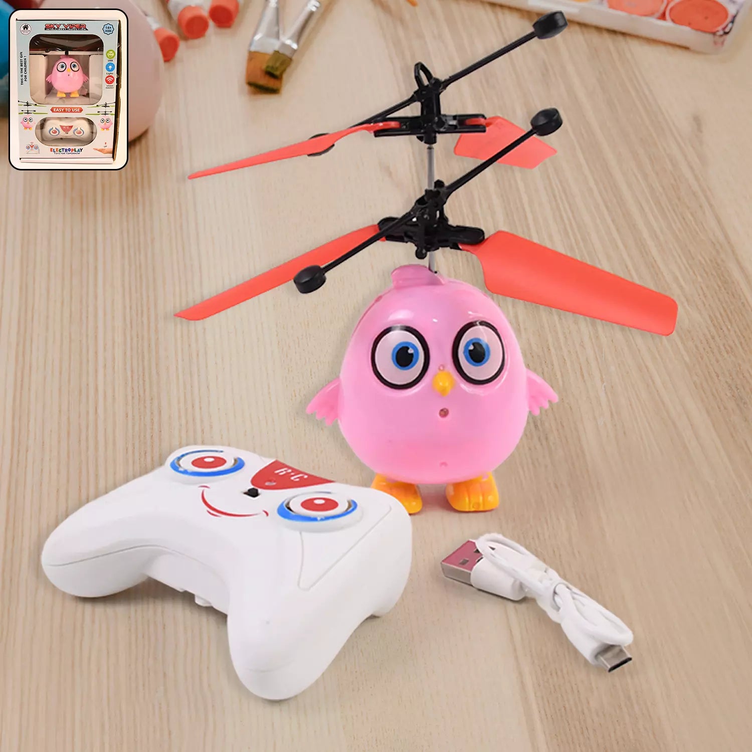 Rc flying owl toy