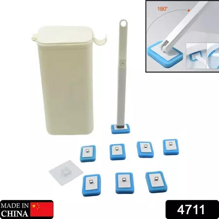 Disposable toilet brush kit