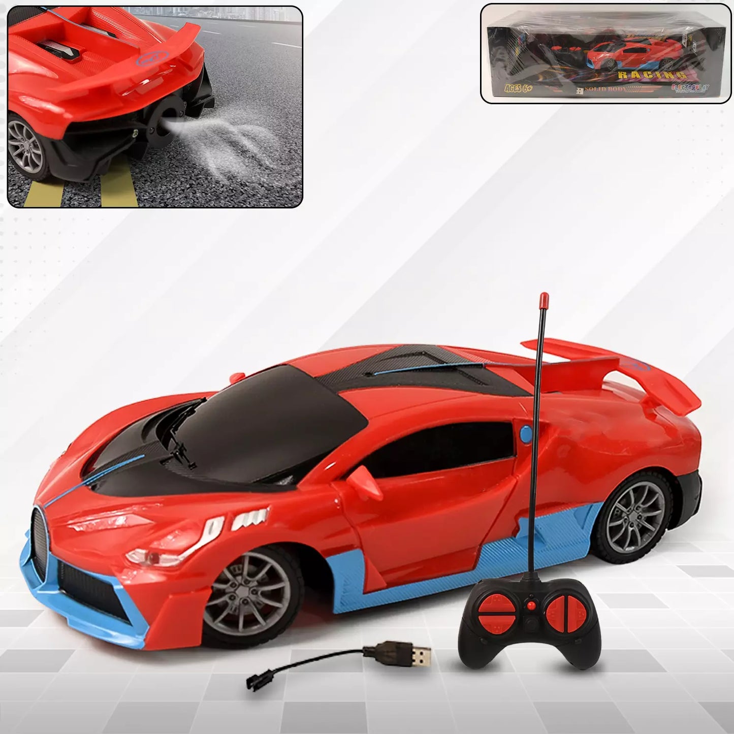 Smoke Effect RC Race Car
