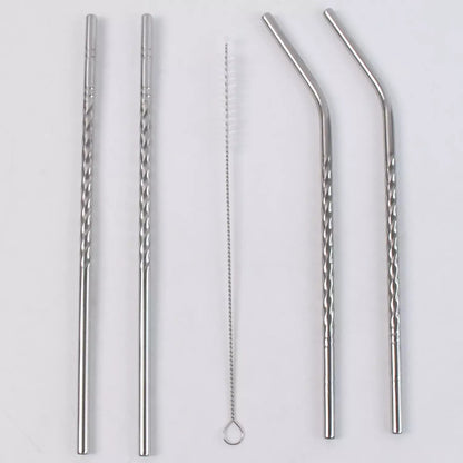 Reusable Stainless Steel Straws - Home & Kitchen