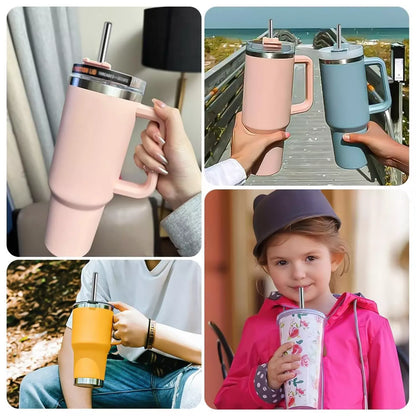 Reusable Stainless Steel Straws - Home & Kitchen