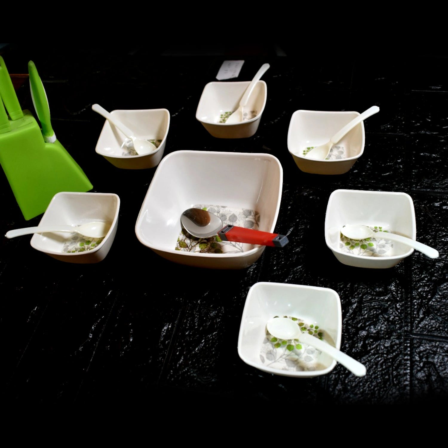 13 pc pudding cutlery set