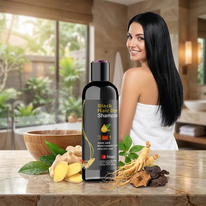 Black Hair 3 in 1 Shampoo – 100ml (Pack of 2)