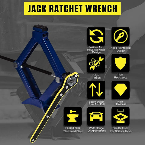Advance car jack wrench tool