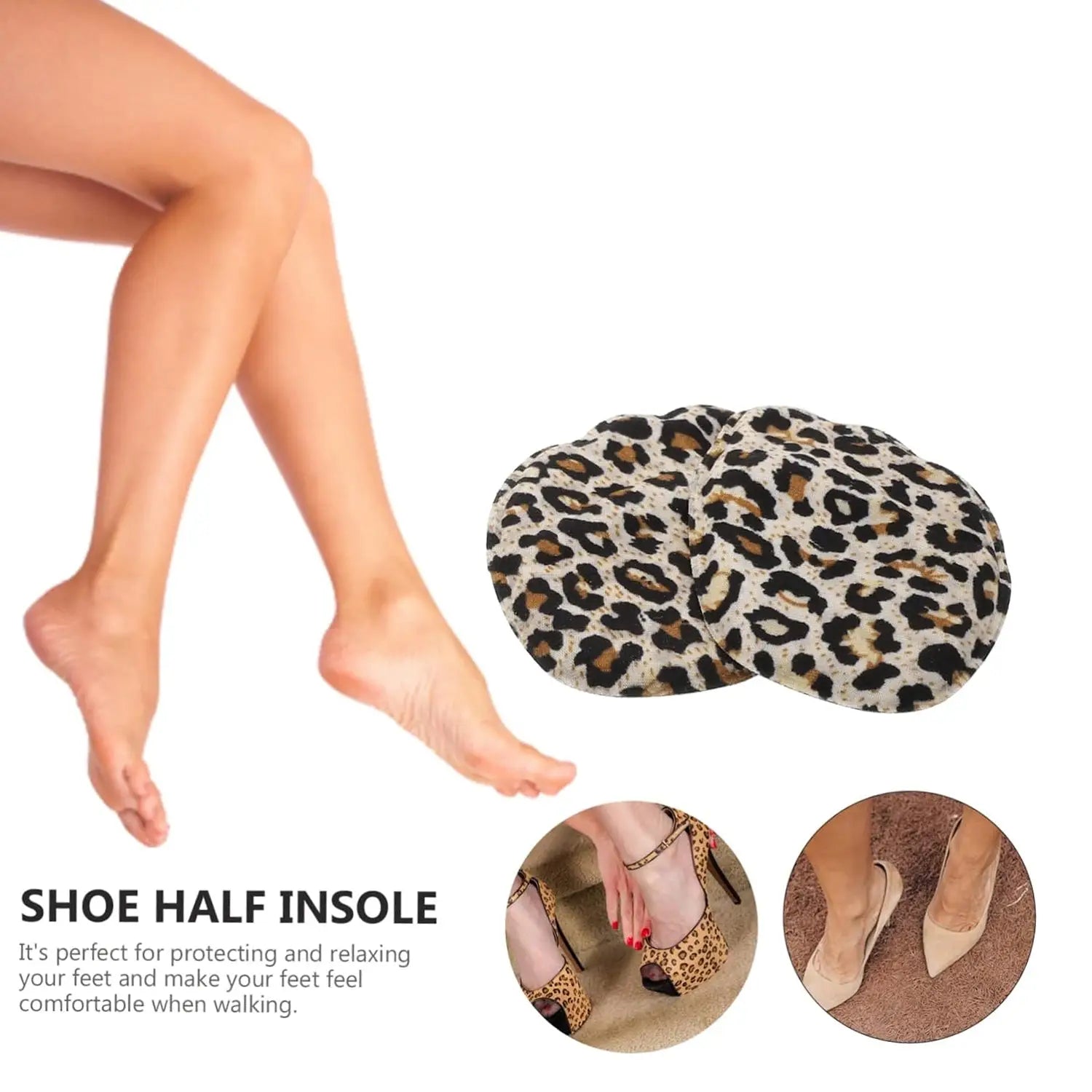 Non-slip heel cushion inserts