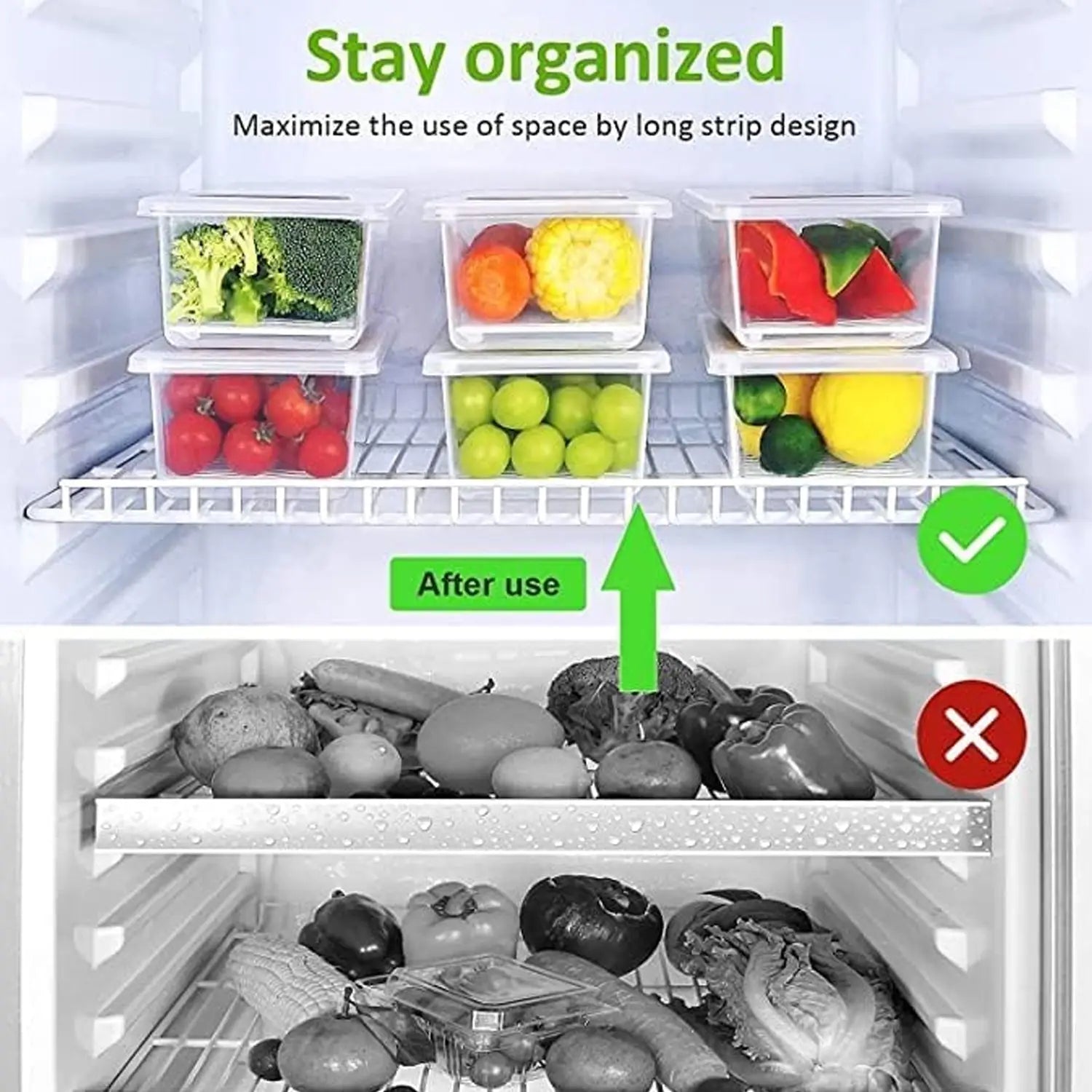 6-pack fridge storage boxes