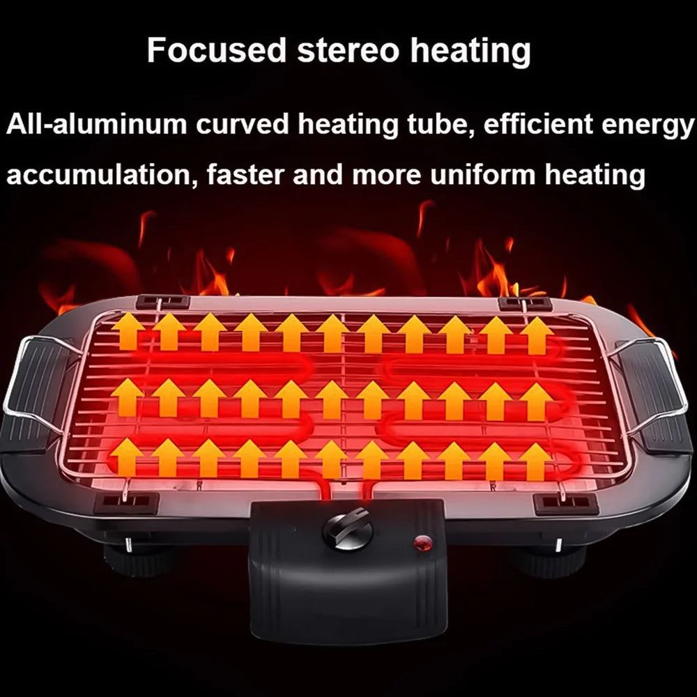 Electric tandoori bbq grill