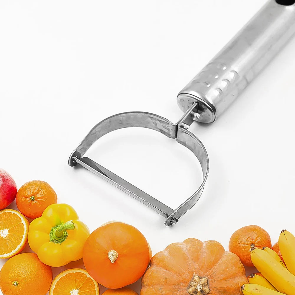 Multi-functional stainless steel peeler