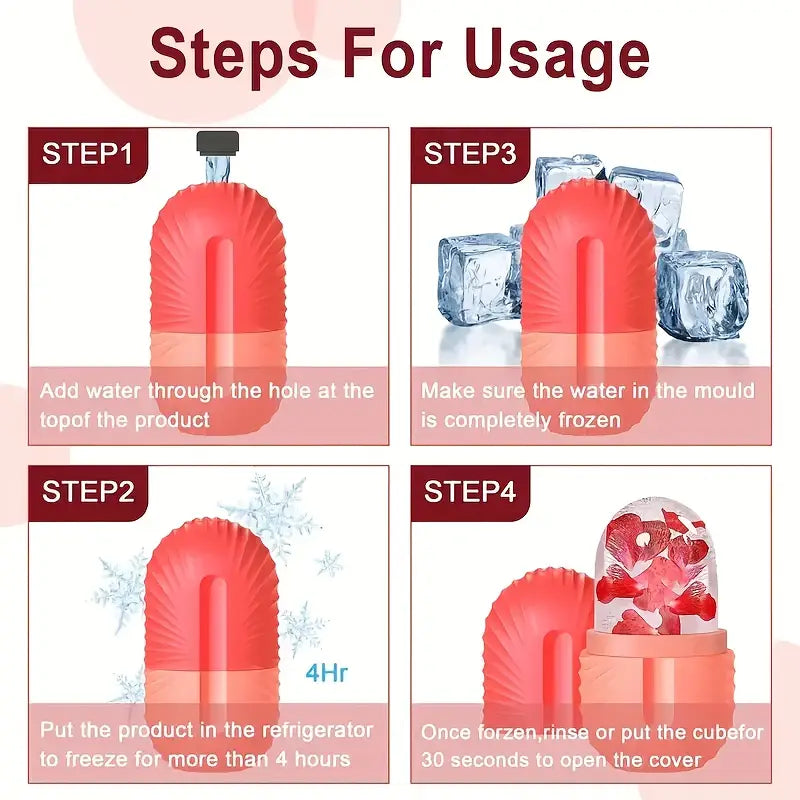 Glow & depuff face massage ice roller