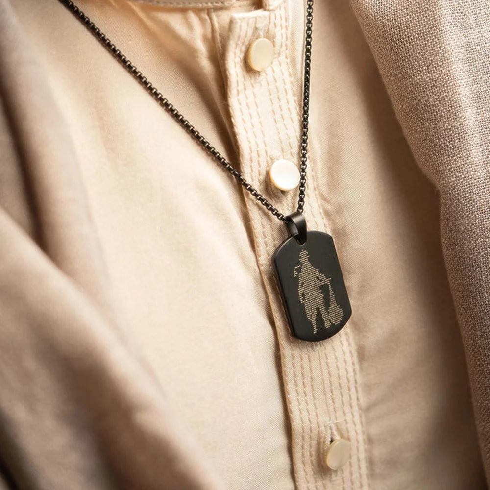 Hanuman chalisa locket necklace
