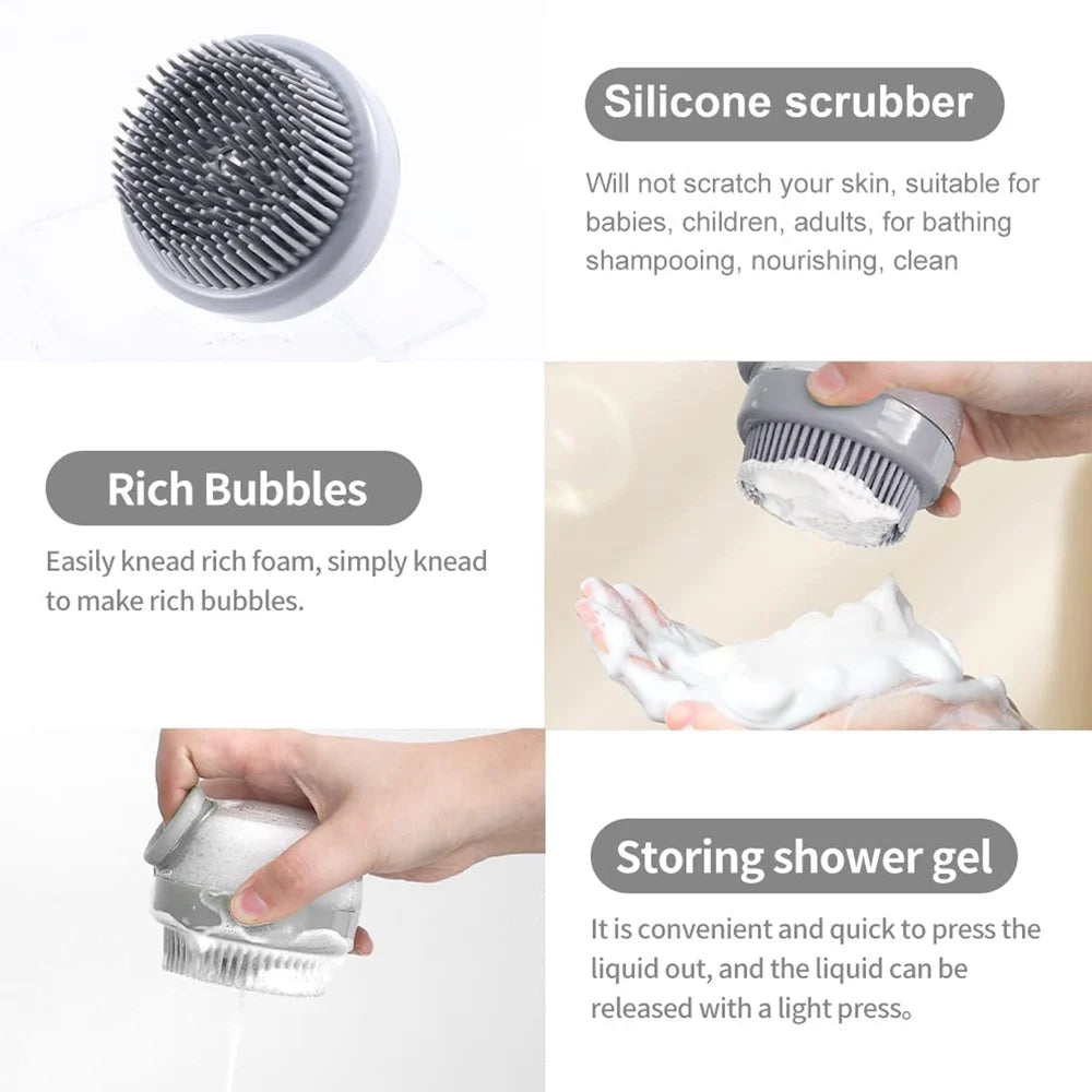 Scalp massager shampoo brush