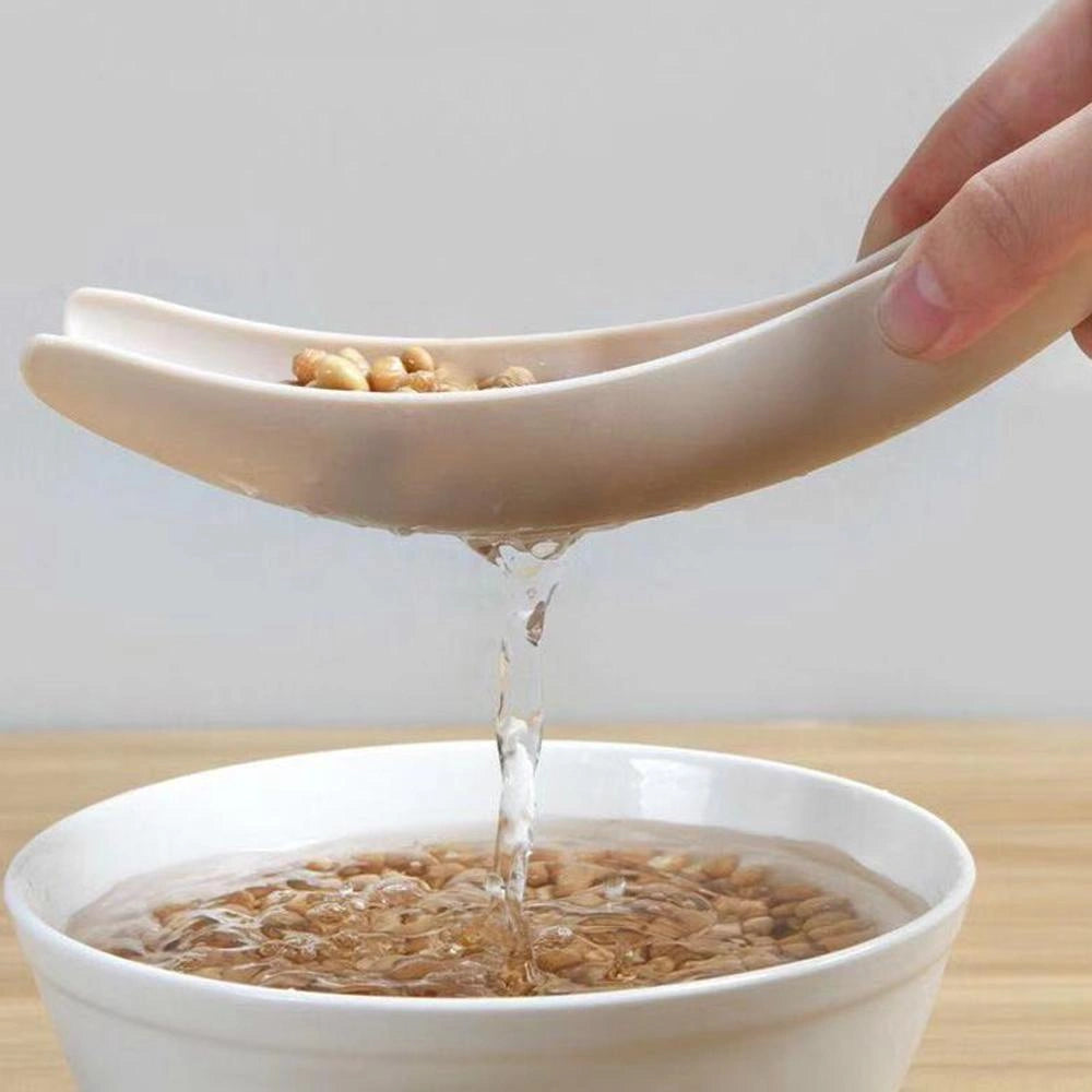Rice strainer spoon