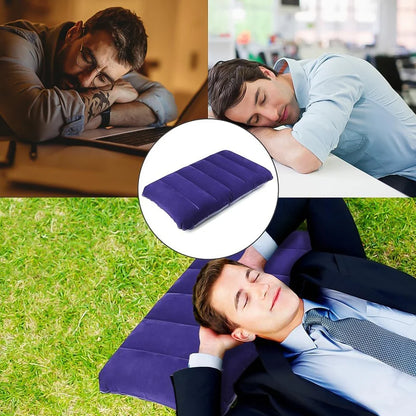 Velvet Inflatable Travel Pillow