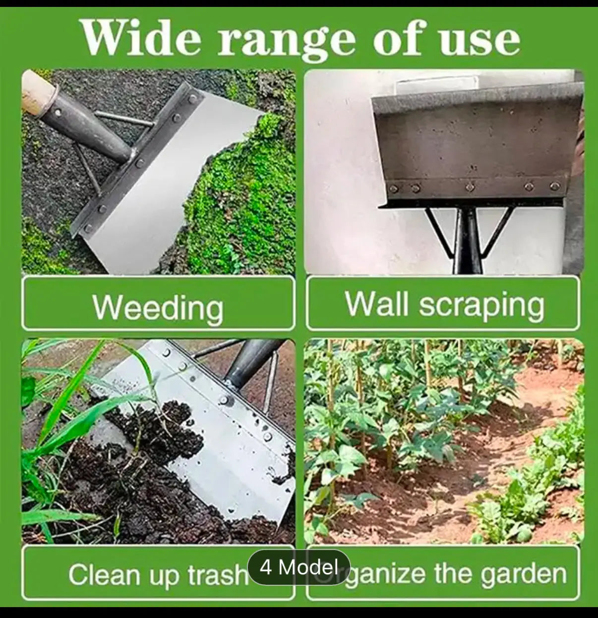 Multifunctional deep cleaning flat shovel