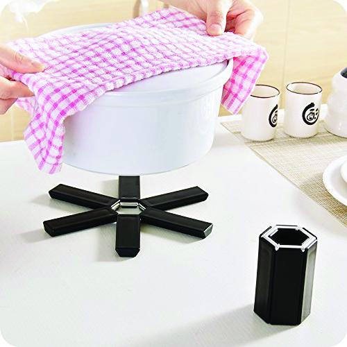 Foldable heat-resistant hotmat