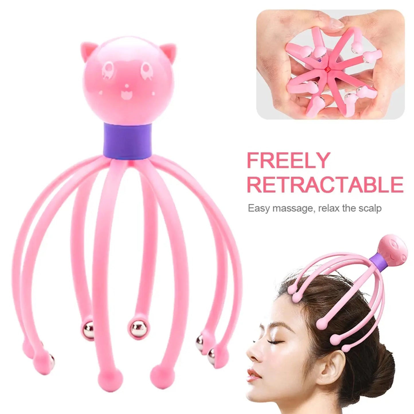 Octopus Therapeutic Scalp Massager