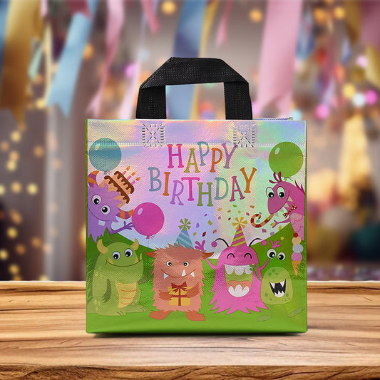 Birthday gift bag reusable party bags (1 pc mix design) - kitchen tool